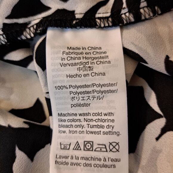 J. Crew Flowy Comfy Long Sleeve Floral Smocked Cuff Blouse - Career Business - M - Picture 10 of 12